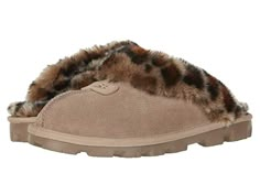 UGG Coquette | Zappos.com Ugg Coquette, Leopard Slippers, Brown Slippers, Cozy Wear, Preppy Shoes, Funky Shoes, Winter Attire, Girly Shoes, Shoe Inspo