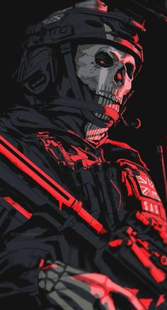 Wallpaper Tentara, Skeleton Soldier, Wojskowy Humor, Ghost Soldiers, Doflamingo Wallpaper, Muka Lelaki, Call Off Duty, Call Of Duty Ghosts, Superhero Wallpaper