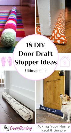 the ultimate diy door draft stopper ideas