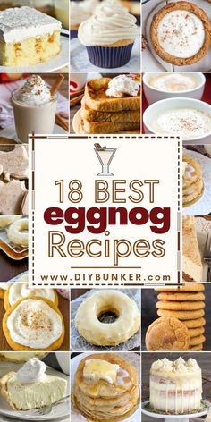 Eggnog Recipes Baking | Know that you want to make eggnog for Christmas but wondering what you can do with the leftover? Try out these delicious eggnog recipe ideas that'll get everyone drooling! #eggnog #christmasrecipes Eggnog Leftover Recipes, What To Do With Leftover Eggnog, Things To Make With Eggnog, What To Make With Eggnog, Recipes With Eggnog In It, Eggnog Candy