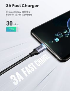 an advertisement for the new samsung galaxy s9 plus charger, with three fast charging options