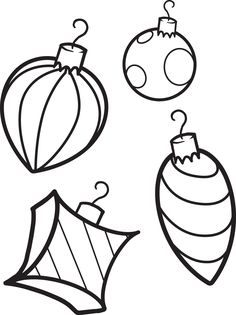 FREE Printable Christmas Ornaments Coloring Page for Kids Ornaments Coloring Pages, Christmas Ornaments Coloring, Ornament Coloring Pages, Christmas Printable Templates, Ornament Coloring, Christmas Ornament Coloring Page, Printable Christmas Ornaments, Christmas Coloring Sheets, Christmas Tree Coloring Page