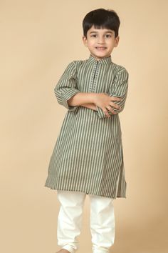 Bhagalpur Cotton kurta churidar embellished with dhori work. Item number KB15-15 Boy Kurta, Cotton Churidar, Mens Wedding Attire, Eclectic Jewelry