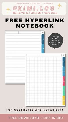 This digital notebook works with iPads or Android Tablets in note-taking apps like Goodnotes, Notability or Noteshelf. lined, dotted, square and blank templates. Ipad Bujo, Pcs Checklist, Goodnotes Android, Free Wedding Planner Printables, Journal App, Samsung Notes, Free Wedding Planner, Blank Templates