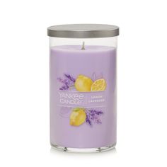 yankee candle with lemon and lavender