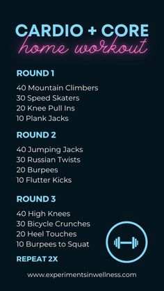 At home workout plan is all you need to keep your fitness goals on trackThe key is to combine bodyweight exercises with interval training. Intermediate Cardio Workout, Backyard Cardio Workout, Workouts Cardio Gym, Cardio Circuit At Home, Cardio Conditioning Workout, Silent Cardio Workout, Benefits Of Hiit Workouts, Cardio Core Workout At Home, Cardio Excersises Home