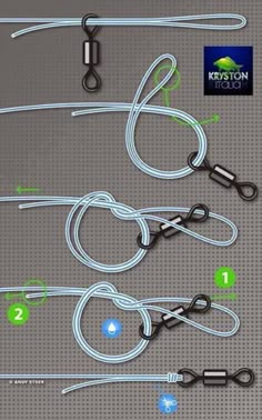 several different types of lanyards are shown in this advertisement for the keyton company