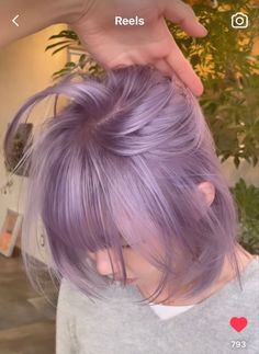 Silvery Lilac Hair, Cool Tone Lavender Hair, Light Ash Purple Hair, Pastel Purple Pink Hair, Pale Violet Hair, Light Lavender Hair Color, Silver Purple Hair Lavender, Light Purple Dyed Hair, Icy Lavender Hair