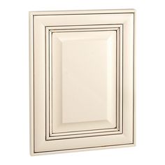 an image of a white cabinet door