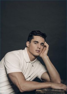 Pietro Boselli wears a Paul Smith polo shirt for the pages of Mega Man. Men Model Photoshoot, Mario Adrion, Italian Male Model, Fabian Arnold, Photoshoot Male, Tyson Beckford, Swimwear Photoshoot