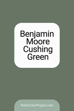 Looking for the perfect dark green paint color for your home? Read my review of Benjamin Moore Cushing Green to see if it’s the right choice for you.
​
​