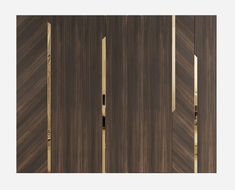 an image of a wood paneled room divider