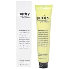 Philosophy Purity Made Simple Pore Extractor Exfoliating Clay Mask 2.5 oz