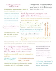 a poster with words written in different colors and phrases on it, including the words for each