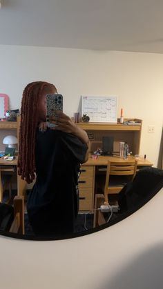 Copper red hair Invisible Locs Goddess, Small Invisible Locs Twist, Invisible Locs Hairstyle Ideas Long, Long Invisible Locs With Curls, Medium Invisible Locs, Invisible Locs Color, Long Invisible Locs With Color, Auburn Invisible Locs, Invisible Locs Brown And Black