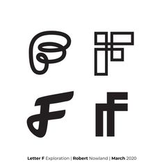 the letters f and f are in different styles, but not all have numbers on them