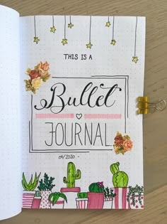 Bullet Journal First Page, Bullet Journal Quotes, Bullet Journal Cover Page, Bullet Journal Cover Ideas, Bullet Journal Paper, Diy Journal Books