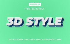 the 3d style text effect has been changed to match the color and size of the image