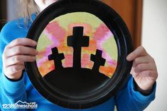 Sunrise Easter Cross Craft Ideas for Kids Cross Crafts For Kids, Easter Jesus Crafts, Free Sunday School Lessons, Bible Books