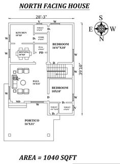 the north facing house floor plan