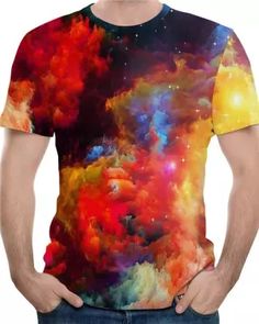 Men's Sports Active Cotton Print Round Neck T-shirt T Shirt Picture, Weird Shirts, Men's Tops, Online Mens Clothing, Summer Fabrics, T Shirt Vest, Online Tops, Shirt Fashion, Quality T Shirts