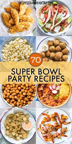 the top ten super bowl party recipes