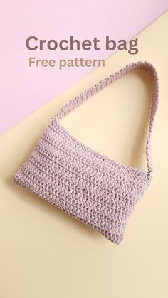 the crochet bag is free pattern