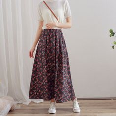 "Size Chart :  It is the garment's measurements, Not body measurements . Size XS:  Flexible Waist: 65cm-80cm（25.6\"-29.5\"）, Length: 90 cm （35.4\"） Size S: Flexible Waist: 70cm-85cm（27.5\"-33.5\"）,  Length: 90 cm （35.4\"） Size M: Flexible Waist: 75cm-90cm（29.5\"-35.5\"）,  Length: 90 cm （35.4\"） Size L: Flexible Waist: 80cm-95cm（31.5\"-37.5\"）,  Length: 90 cm （35.4\"） Size XL: Flexible Waist: 90cm-105cm（35.5\"-41.5\"）,  Length: 90 cm （35.4\"） Size XXL: Flexible Waist: 100cm-115cm（39.5\"-45.5\"）,  Length: 90 cm （35.4\"） Size 3XL: Flexible Waist: 110cm-125cm（43.5\"-49.5\"）,  Length: 90 cm （35.4\"） Size 4XL: Flexible Waist: 120cm-135cm（47.5\"-53.5\"）,  Length: 90 cm （35.4\"） Size 5XL: Flexible Waist: 130cm-145cm（51.5\"-57.5\"）,   Length: 90 cm （35.4\"） Size 6XL: Flexible Waist: 140cm-150cm（56. Casual A-line Skirt With Elastic Waistband, Casual A-line Maxi Skirt With Elastic Waistband, Retro Non-stretch Skirt For Summer, Retro Non-stretch Summer Skirt, Red Cotton Flared Skirt Bottoms, Red Skirt With Elastic Waistband For Spring, Casual Red Gathered Skirt, Casual Red Long Skirt, Spring Red Cotton Maxi Skirt