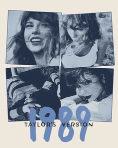 an advertisement for taylor's version of the 1970 album, featuring two women with their mouths open