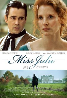 the movie poster for miss julia