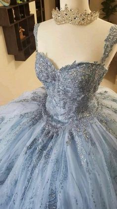 Wedding Dresses Royal Blue, Wedding Dresses Royal, Blue Lace Wedding Dress, Blue Wedding Dress Royal, White Quince, Blue Wedding Gowns, Quinceanera Themes Dresses, Gowns Aesthetic, Dresses Royal Blue