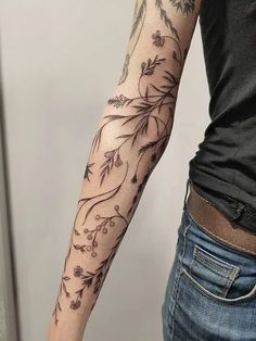 a person with a tattoo on their arm