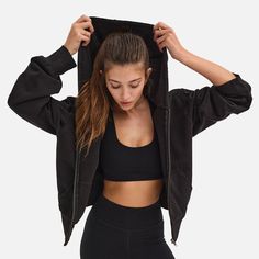 MATE the Label | Dress Clean® Jet Black Color, Hoodie Full Zip, Unique Nature, Full Zip Hoodie, Jet Black, Fair Trade, The Label, Zip Hoodie, Active Wear