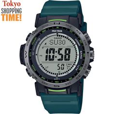 Tokyo Shopping Time eBay Listing Template MENU Front Store Our Feedback Newsletter Contact Us Front Store Our Feedback Newsletter Contact Us CATEGORIES Casio G-Shock Casio Pro trek Casio Oceanus Casio Wave Ceptor Casio Lineage Casio Edifice Casio Baby-G Seiko Watches Citizen Watches Orient Watches Other Watches Binoculars Audio - Video Music PC & Accessories Fountain Pen Japan Consumer Camera Products Others ITEM DESCRIPTION Casio Pro Trek Climber PRW-35Y-3JF Solar Atomic Radio Compass Digital Men Watch Brand New with Original Box. WATCH MAIN FEATURES   Atomic Radio Tough Solar Digital Compass Altimeter/Barometer/Thermometer Stopwatch 1/10 second Led backlight WATCH SPECIFICATIONS Brand  Casio Model Number  PRW-35Y-3JF Manual Number  3490 Case Material  Resin Stainless Band Material  Resin Casio Oceanus, Outdoor Watch, Tokyo Shopping, Hiking Men, Casio Edifice, Altimeter, Digital Reading, Resin Uses, Casio G Shock