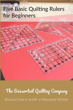 five basic quilting rulers for beginners the sustencial quilting company because love is worth a thousand stitches