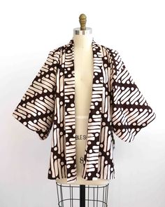 Kimono Outer Pattern, Outer Batik Long, Multicolor Cotton Kimono With Batik Print, Outer Batik, Damask Kimono Jacket, Outer Pattern, Traditional Cotton Ikat Print Kimono, Traditional Ikat Print Outerwear