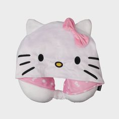 a hello kitty hat is shown on a white background