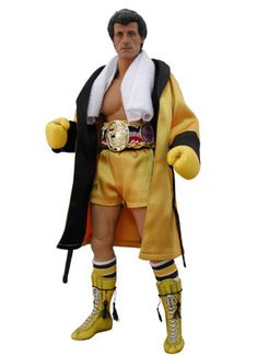 the wrestler is dressed in yellow and black