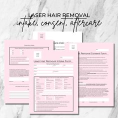 This editable template is just what you need if you are offering Laser Hair Removal services. With the template, you can edit 100% of everything on the form. Add a logo, change the colors, alter the text, move objects and text anywhere on the forms, etc. When you make a copy of the template in the free Canva account that is required to edit the form, you will have editing capabilities as long as you keep your free Canva account. There are no limitations on how many times you can edit or print th Digital Announcement, Freelance Makeup Artist, Consent Forms, Medical Spa, Contract Template, Un Logo, Med Spa, Body Treatments, Financial Advice