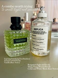 A perfume combo worth trying 🫶🏽 Best Places For Perfume, Valentino Perfume Combo, Fragrance Layering Combinations, Perfume Layering Combos, Perfume Layering Combinations, Layering Combos Perfume, Commodity Book Perfume, Perfume Combos, Perfume Layering