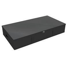 a large black box with two drawers