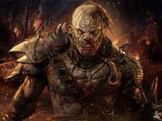 ArtStation - Orc, Saad Irfan Fate Core, Darkness Dragon, Uruk Hai, Orc Warrior, Savage Worlds, D D Monsters, Dream Fantasy, Racing Art, Cool Monsters