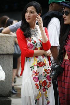 Gary Pepper Vintage! #nyfw #streetstyle Gary Pepper, Gary Pepper Girl, Nicole Warne, Cardigan Style, Dream Dresses, Cardigan Fashion, Dress Code, Western Wear, Dream Dress