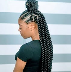 Senegalese Twist Hairstyles, Long Box Braids, Feed In Braid, Senegalese Twist, Cool Braid Hairstyles, Cornrows Braids, Cornrow Hairstyles, Scene Hair