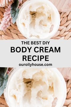 Discover my recipe for how to make body cream – the easy way with moisturizing ingredients that glide on effortlessly due to a whipped consistency Diy Body Cream Recipes, Diy Skin Care Recipes Moisturizer Homemade Body Butter, How To Make Body Lotion, Diy Body Lotion Recipe, Diy Body Cream, Homemade Body Cream, Body Cream Recipe, Scrubs Diy, Hand Cream Homemade