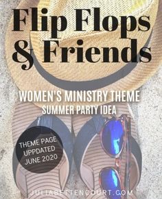 flip flops and friends women's ministry theme summer party idea for june 2020