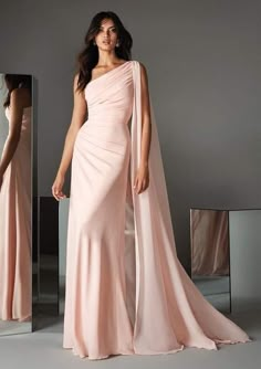 One Shoulder Neckline, Classy Prom Dresses, Spaghetti Strap Prom Dress, Elegant Dresses Classy, Evening Gowns Elegant, فستان سهرة, Satin Prom Dress, Chiffon Gown, Evening Dresses Elegant