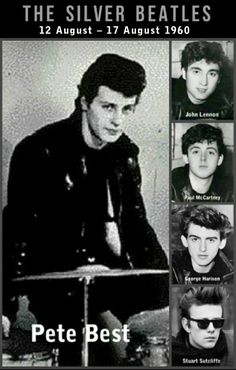 the silver beatles poster for pete best