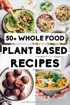 the top 50 whole food plant based recipes