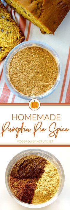 homemade pumpkin pie spice recipe in a bowl